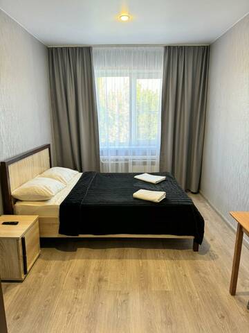 Номер эконом с 1 двуспальной кроватью в Гостинице Каштан